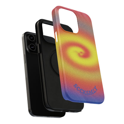 Toxic Spiral Tough Phone Case for Apple