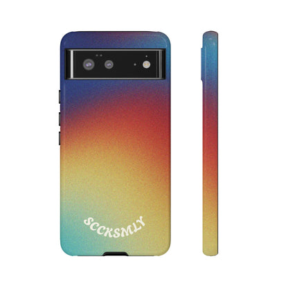 Faded Sunset Aura Tough Phone Case for Google Pixel