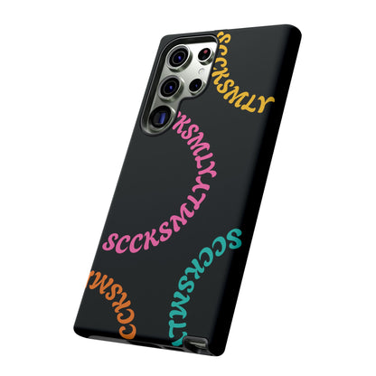 Y2K Wavy Script Tough Case for Samsung