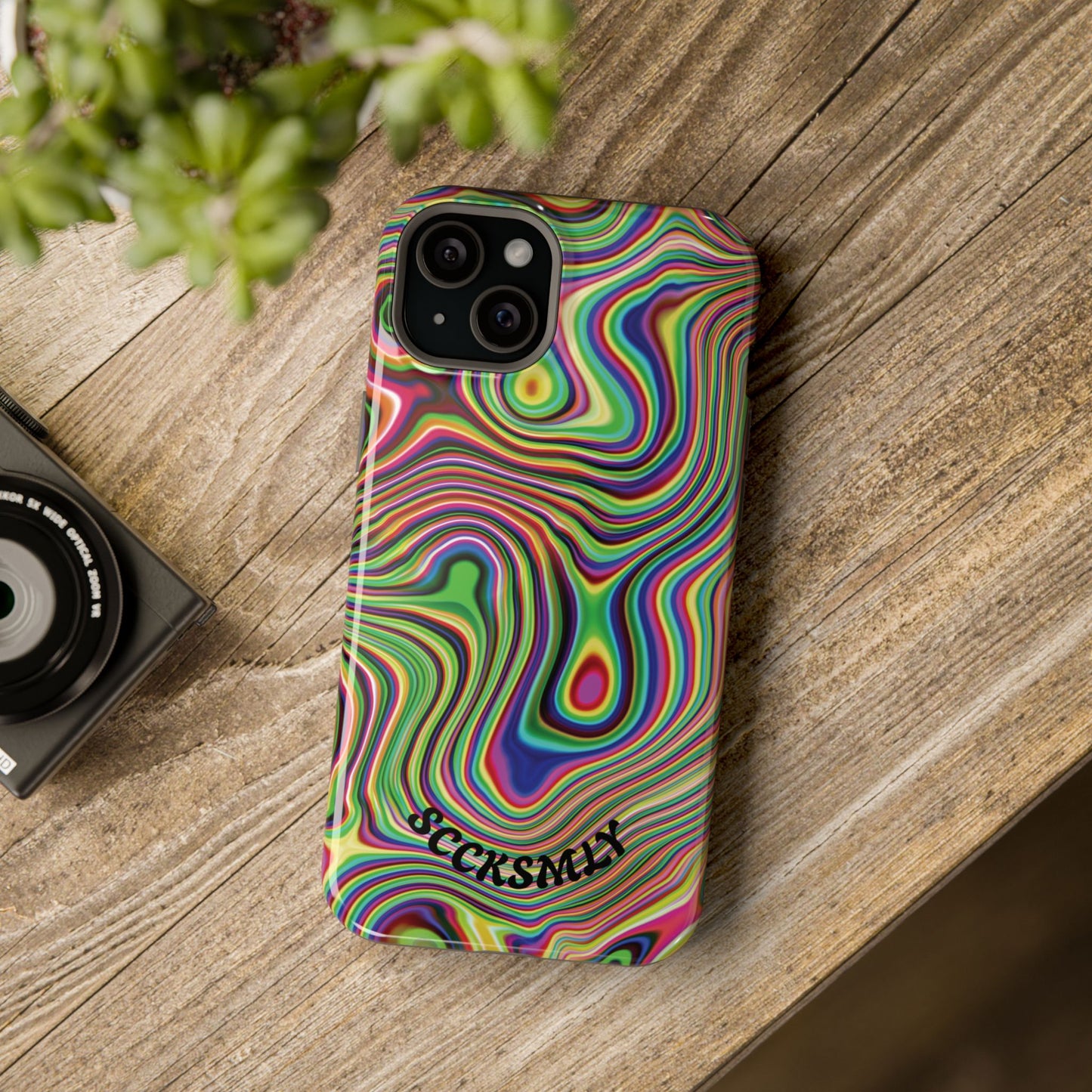Acid Swirl Phone Case for Apple