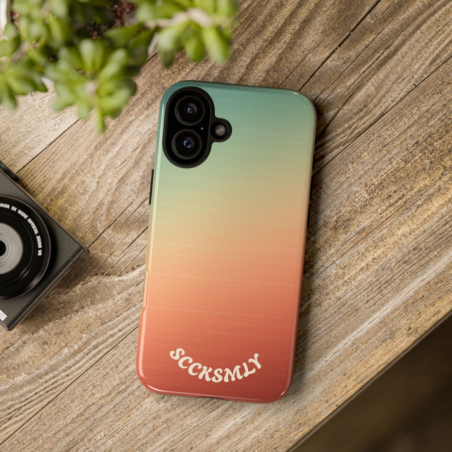 Warm Ombré Tough Phone Case for Apple