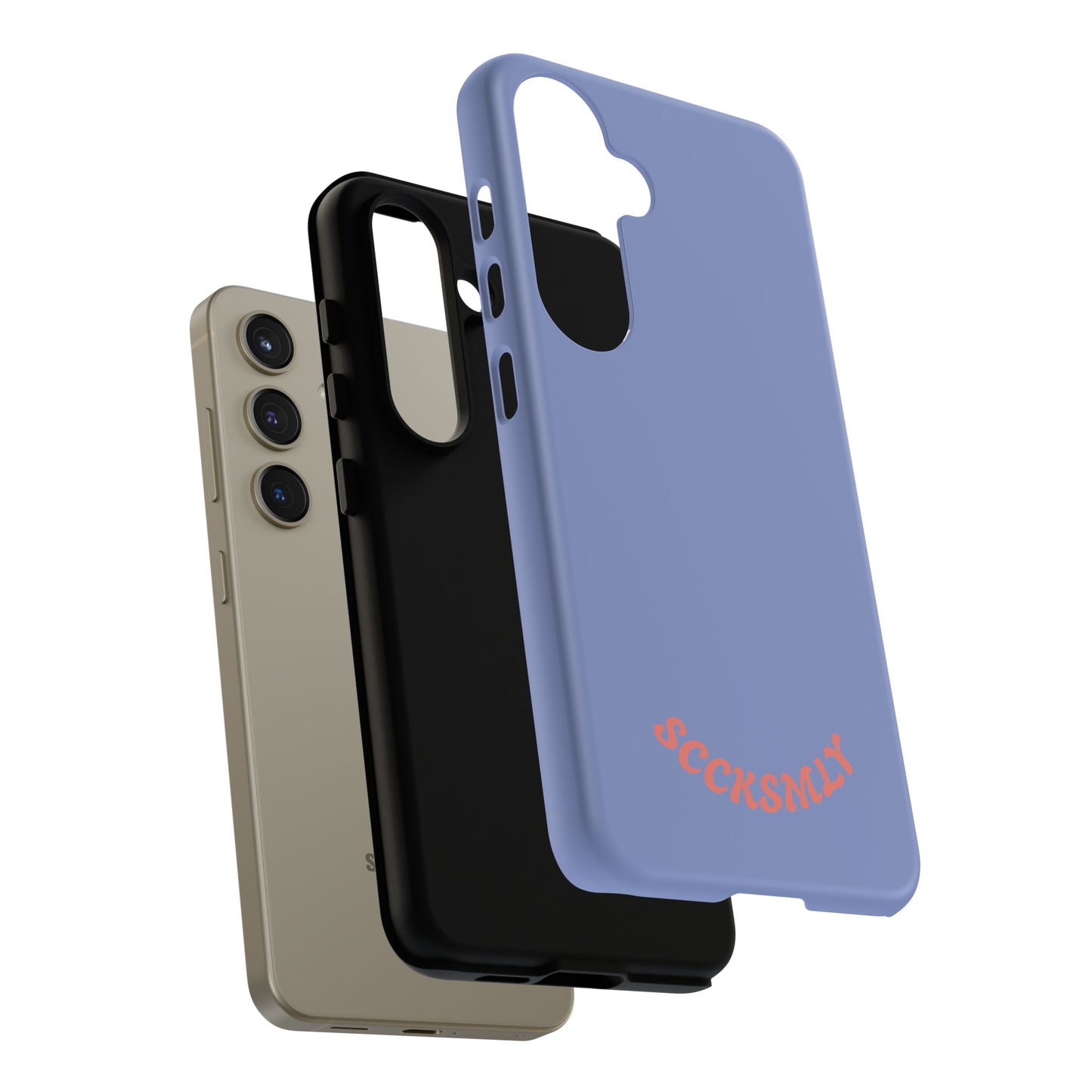 Periwinkle Blue Tough Phone Case for Samsung
