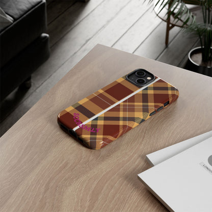 Autumn Plaid Phone Case for Apple