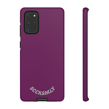 SOLID Amethyst Matte Tough Phone Case for Samsung