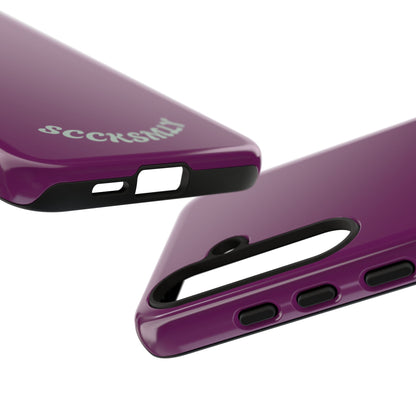 SOLID Amethyst Matte Tough Phone Case for Samsung