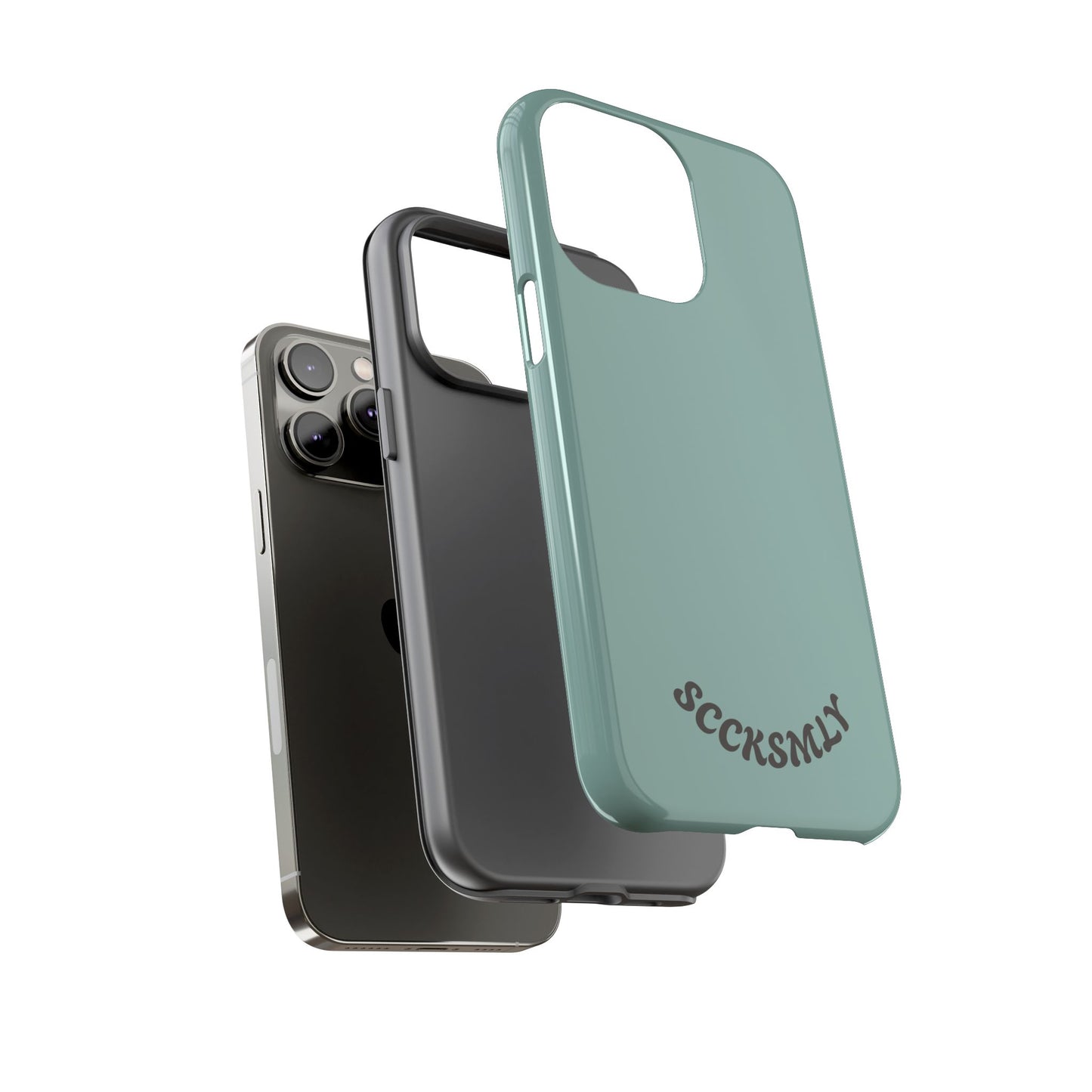 SOLID Fudge Mint Crunch Tough Phone Case for Apple