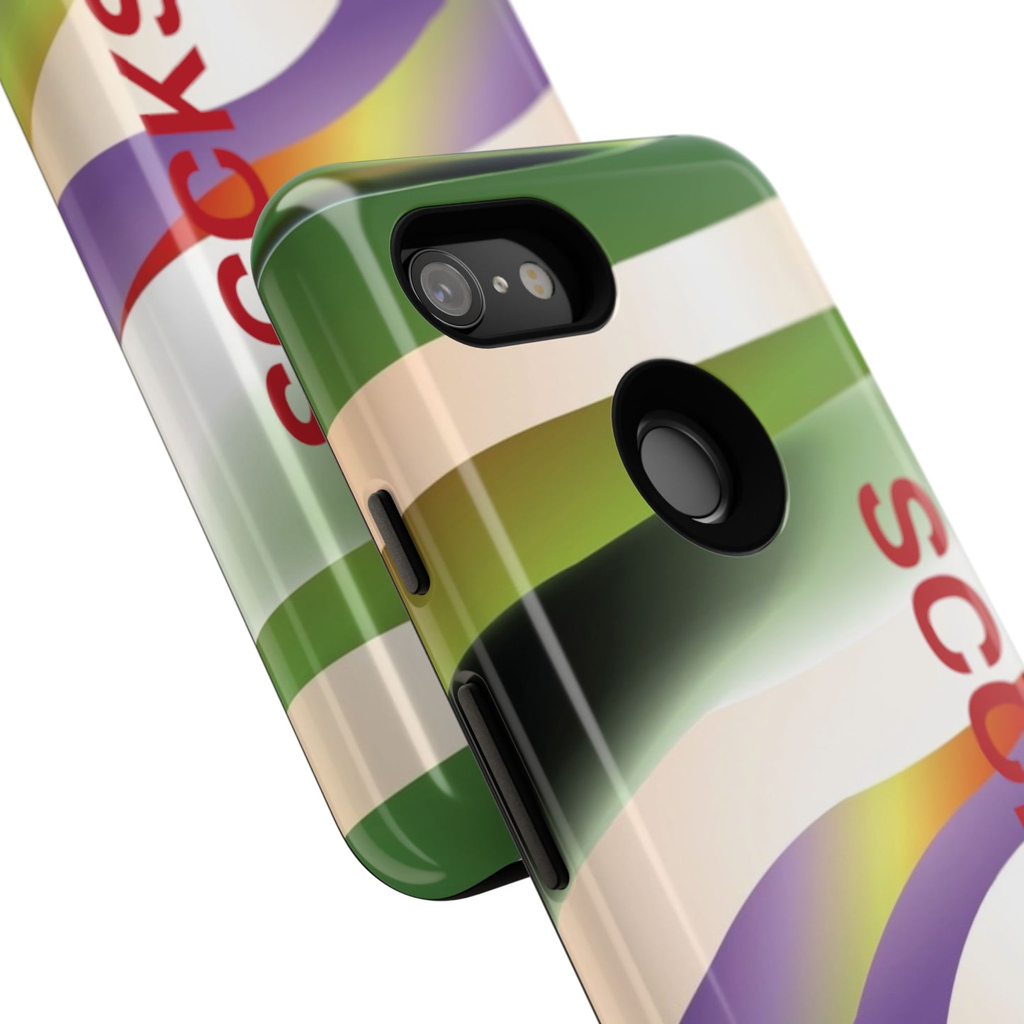 Green Waves Phone Case for Google Pixel