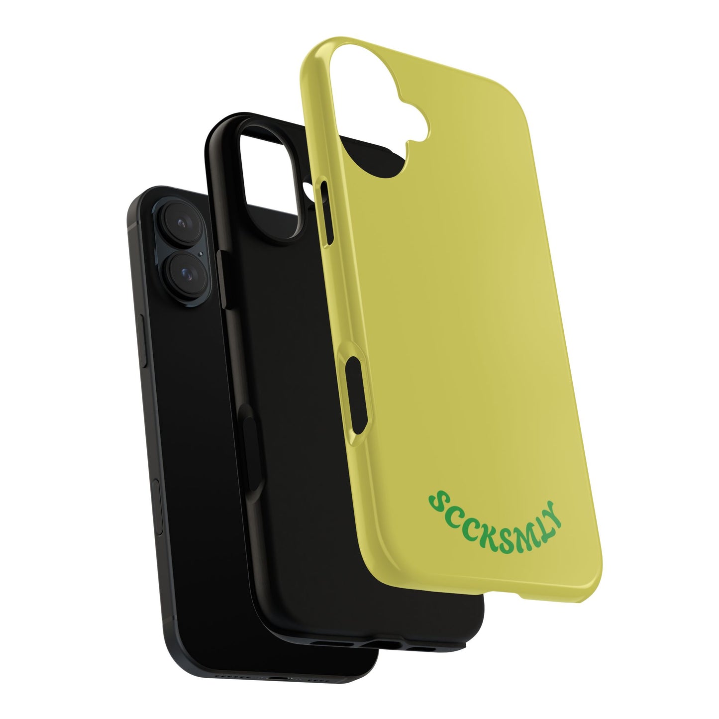 SOLID Lemon Pop Tough Case for Apple