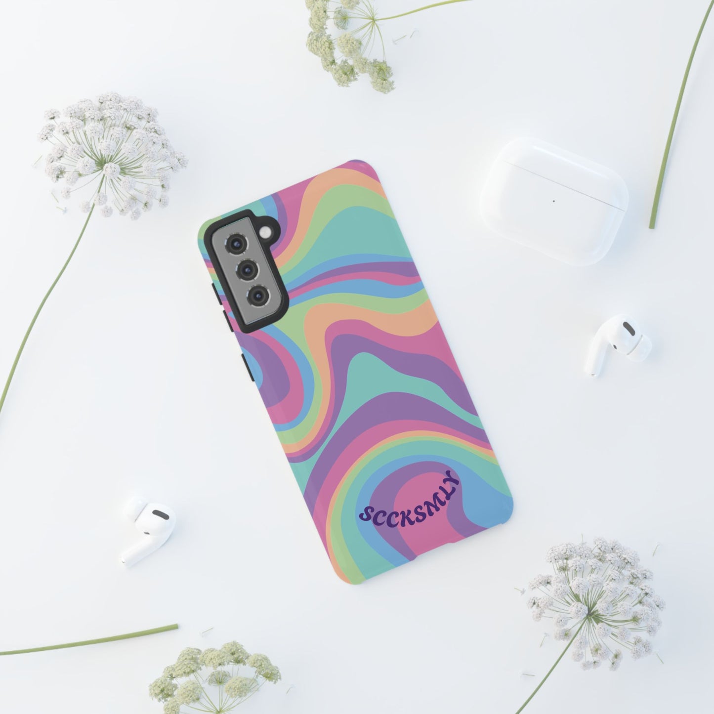 Pastel Swirl Phone Case for Samsung