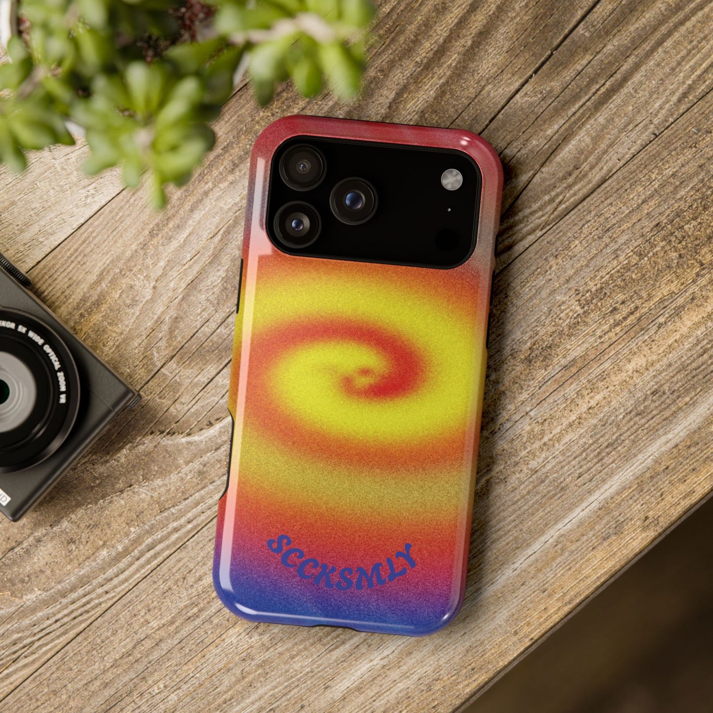 Toxic Spiral Tough Phone Case for Apple