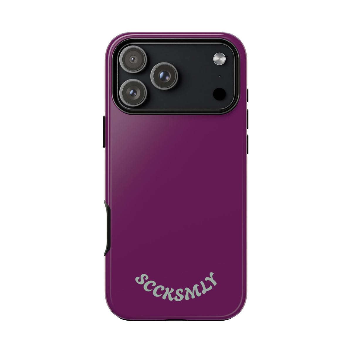 SOLID Amethyst Matte Tough Phone Case for Apple