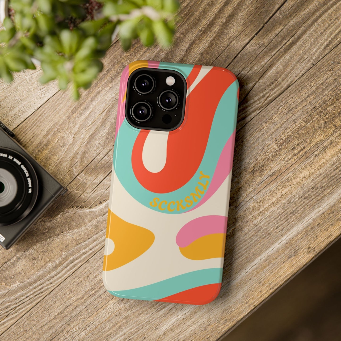 Psychodelic Acid Swirl Phone Case for Apple