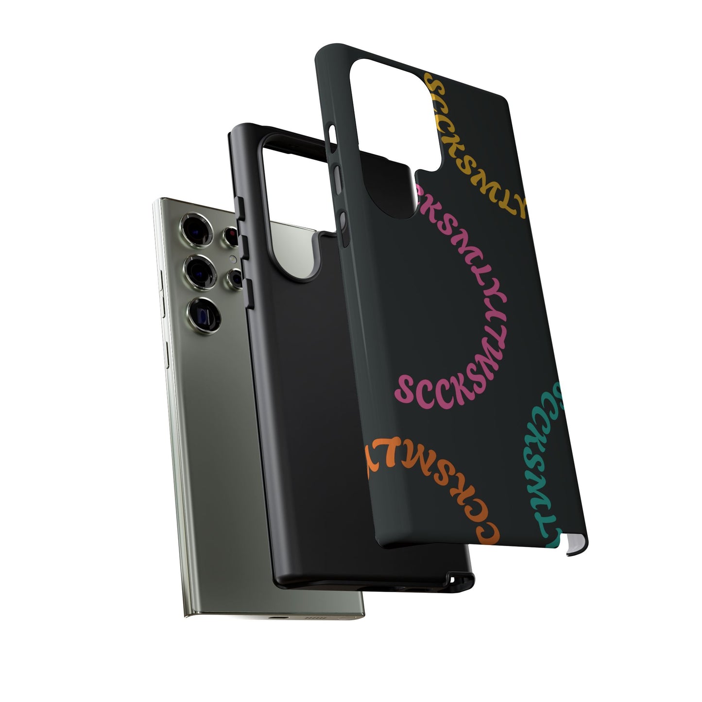 Y2K Wavy Script Tough Case for Samsung