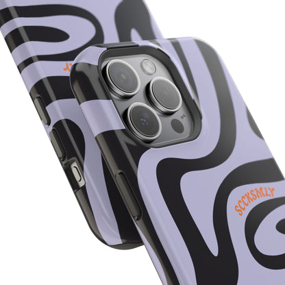 Purple Swirl Phone Case for Apple
