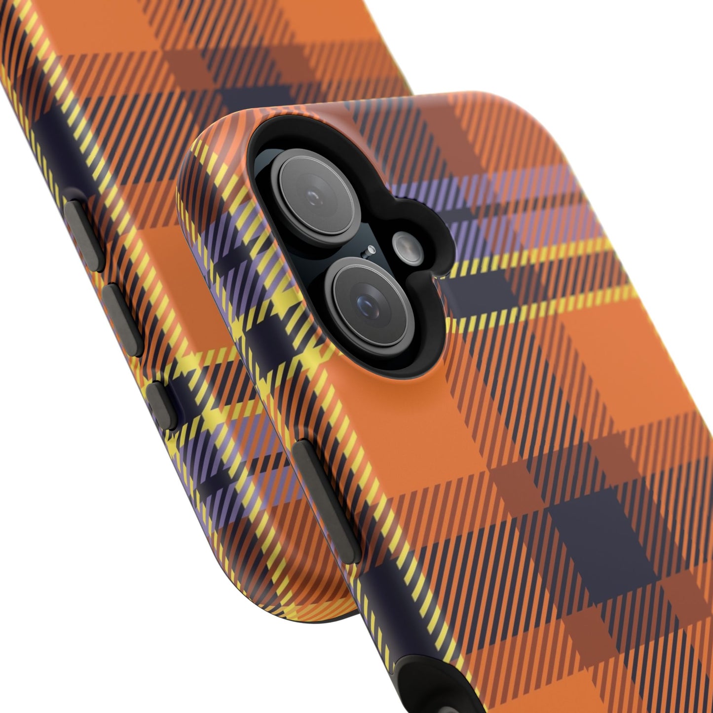 Orange Sickle Plaid  Phone Case for Apple
