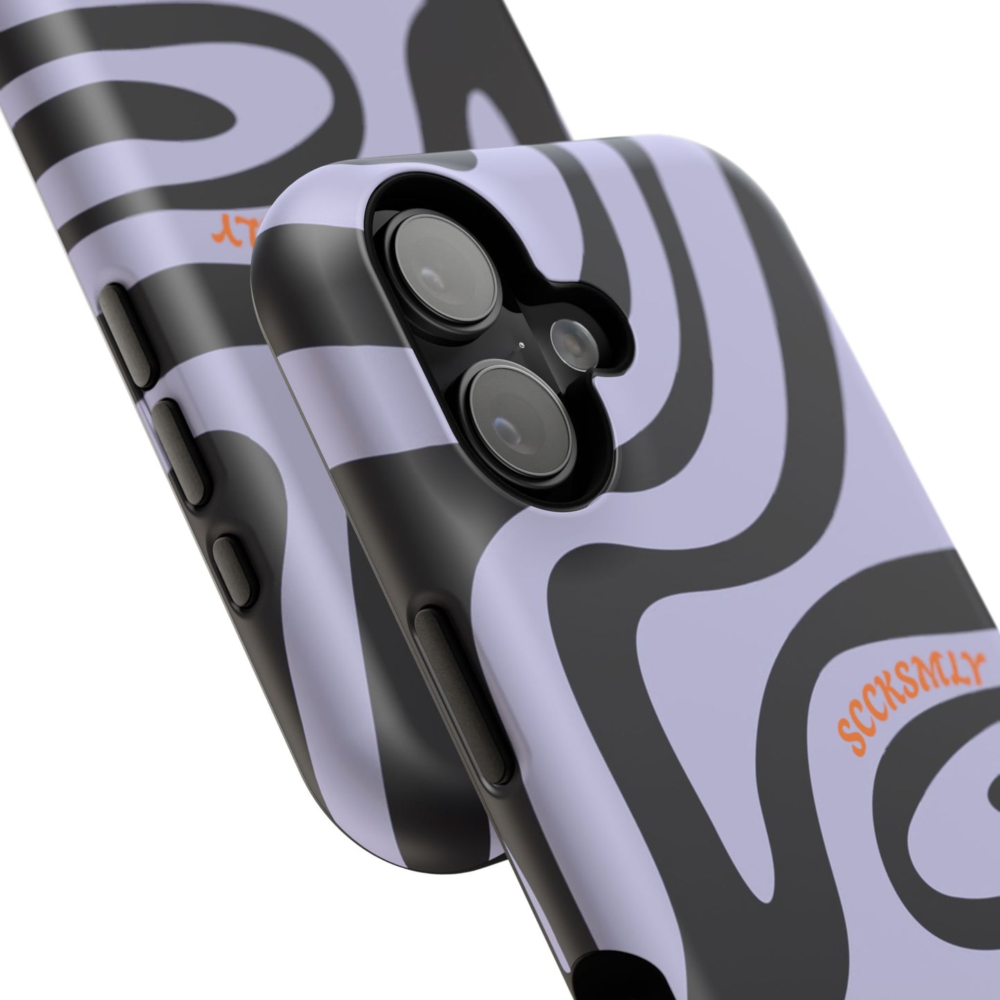 Purple Swirl Phone Case for Apple