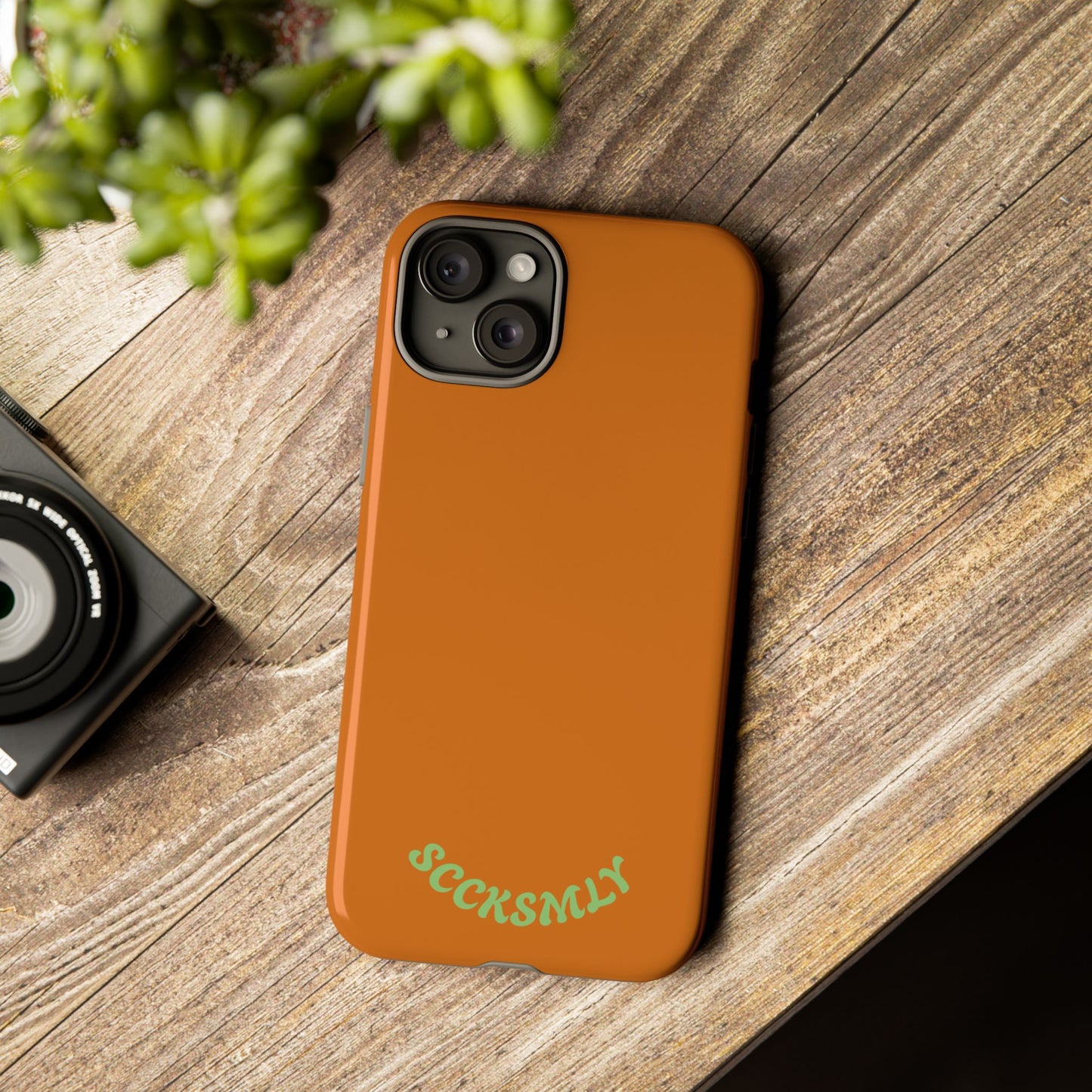 SOLID Terracotta Caoal Tough Case for Apple