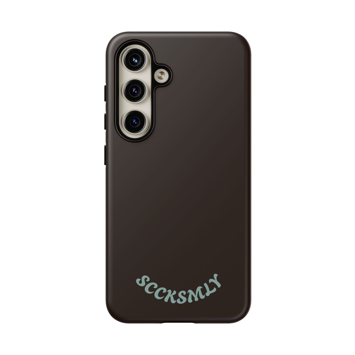 SOLID Espresso Mint Tough Phone Case for Samsung