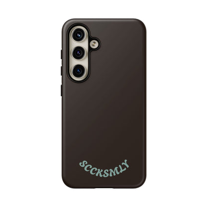 SOLID Espresso Mint Tough Phone Case for Samsung