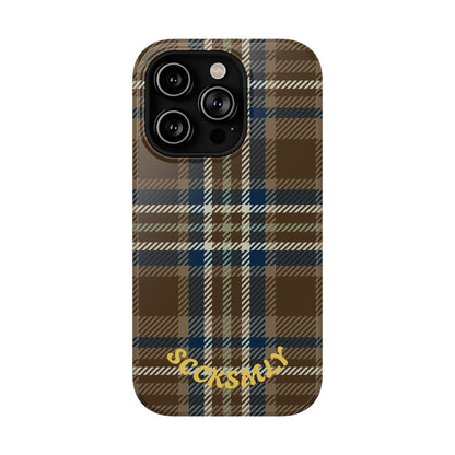 Earth and Sky Plaid Phone Case for Apple