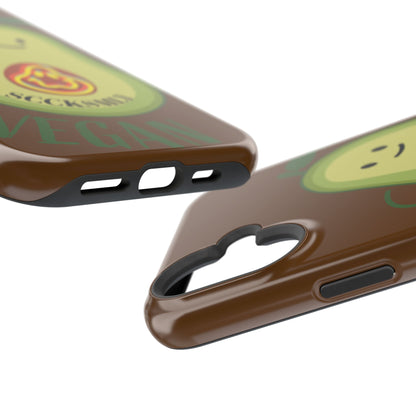 Playful Vegan Avocado Tough Phone Case Apple