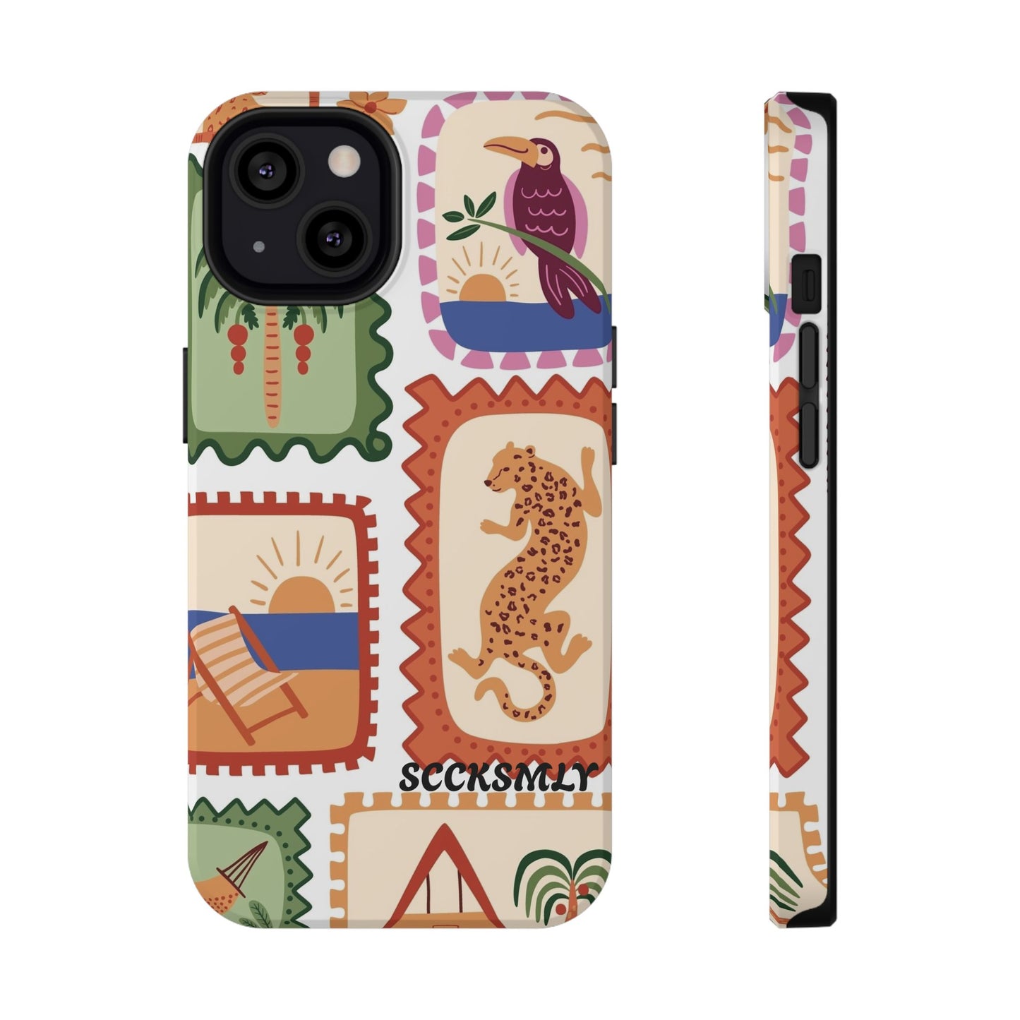 Tropical Print Phone Case for Apple