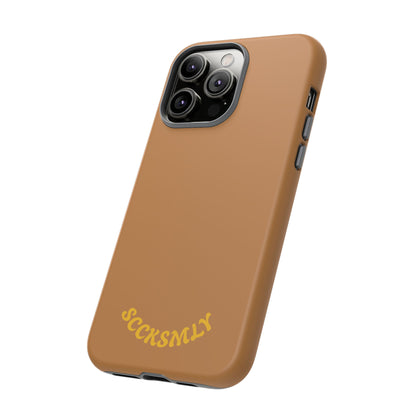 SOLID Spiced Caramel Tough Case for Apple