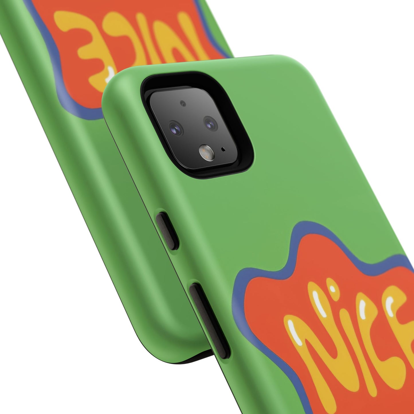 Green "NICE" Tough Phone Case for Google Pixel
