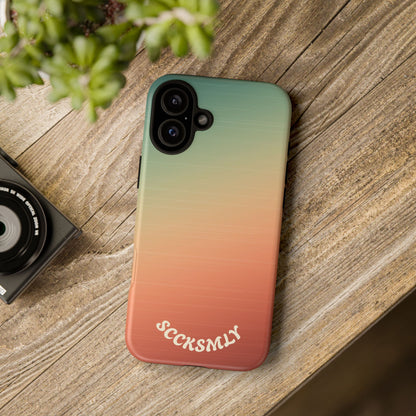 Warm Ombré Tough Phone Case for Apple