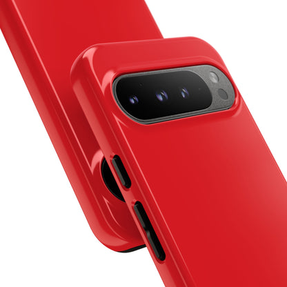 SOLID Screaming Red Tough Casee for Google Pixel