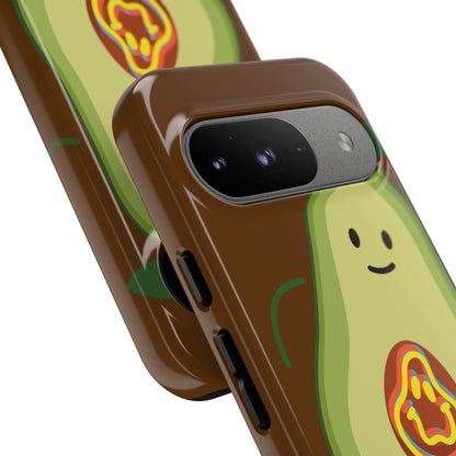 Playful Vegan Avocado Phone Case for Google Pixel