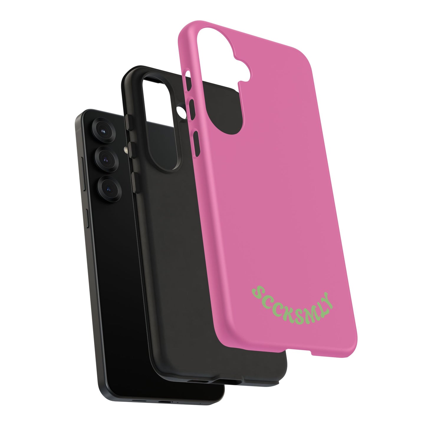 SOLID Sweet Static Pink Tough Case for Samsung