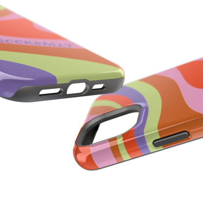 Curvy Swirl Phone Case for Apple