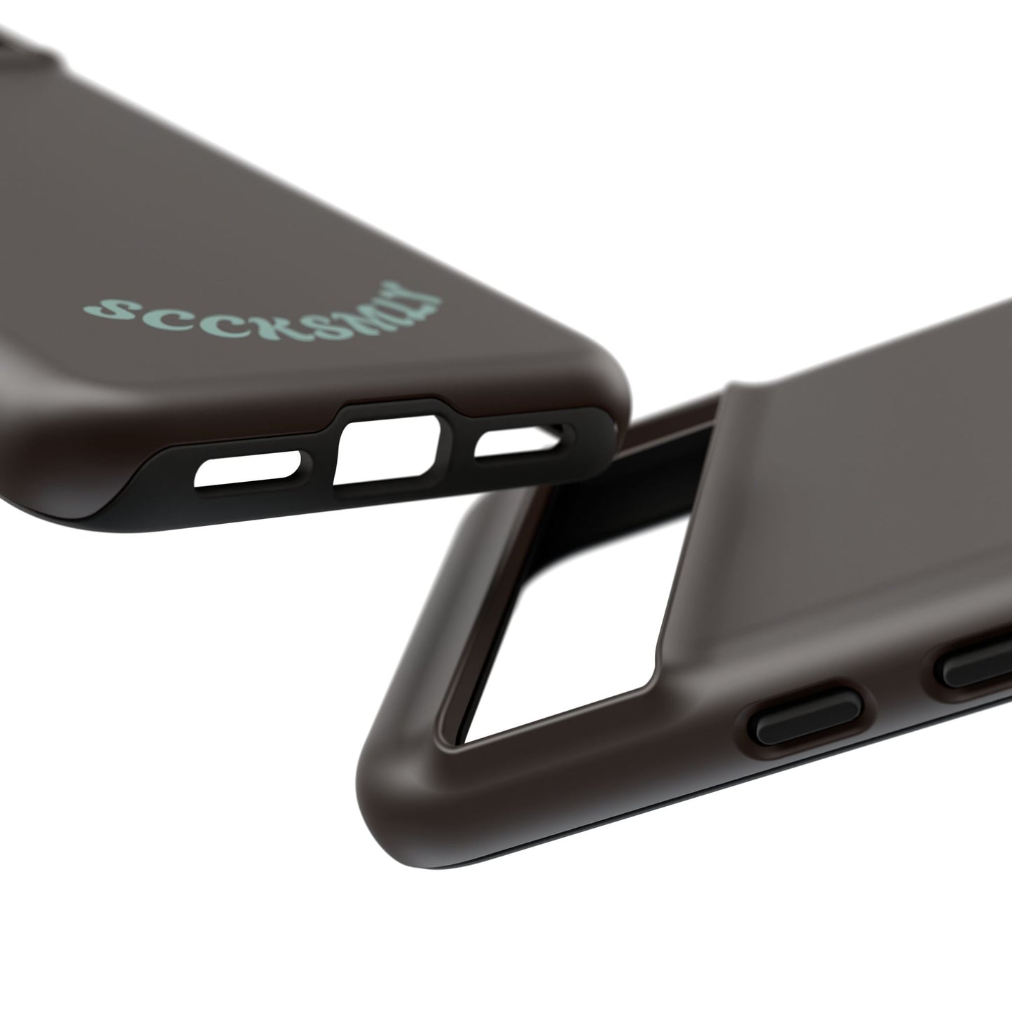 SOLID Espresso Mint Tough Phone Case for Google Pixel