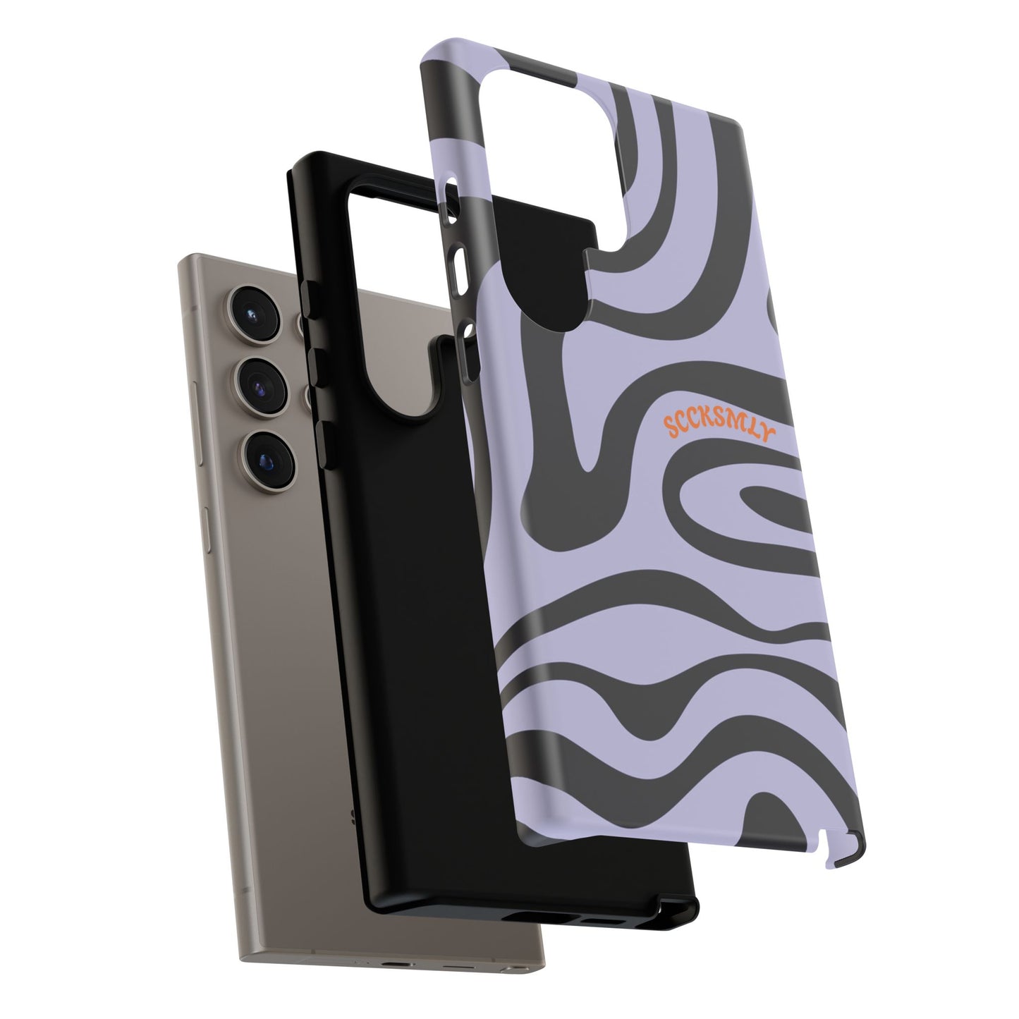Purple Swirl Phone Case for Samsung
