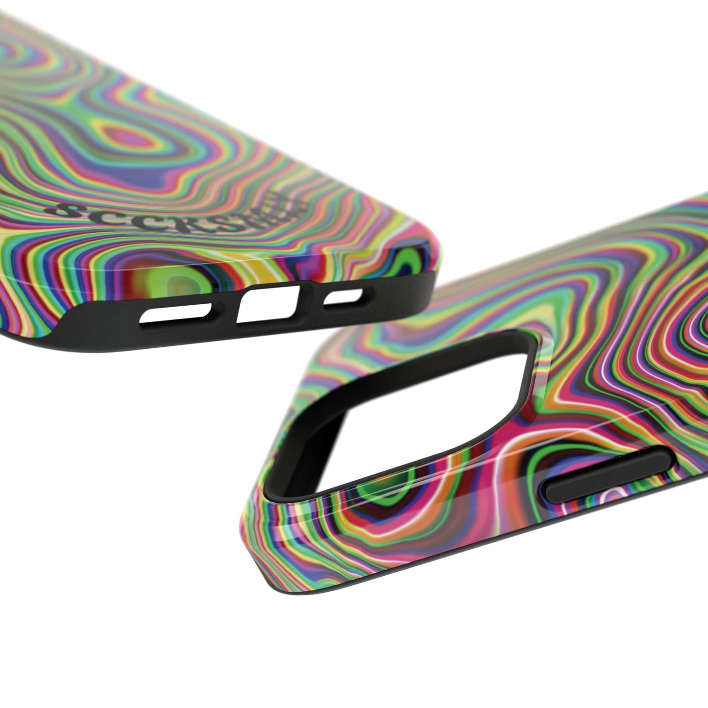 Acid Swirl Phone Case for Apple