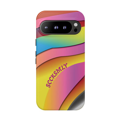 Modern Retro Rainbow Phone Case for Google Pixel