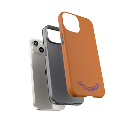 SOLID Burned Plum Tough Case for Apple