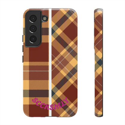 Autumn Plaid Phone Case for Samsung