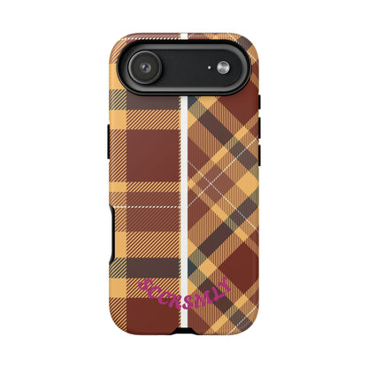 Autumn Plaid Phone Case for Apple