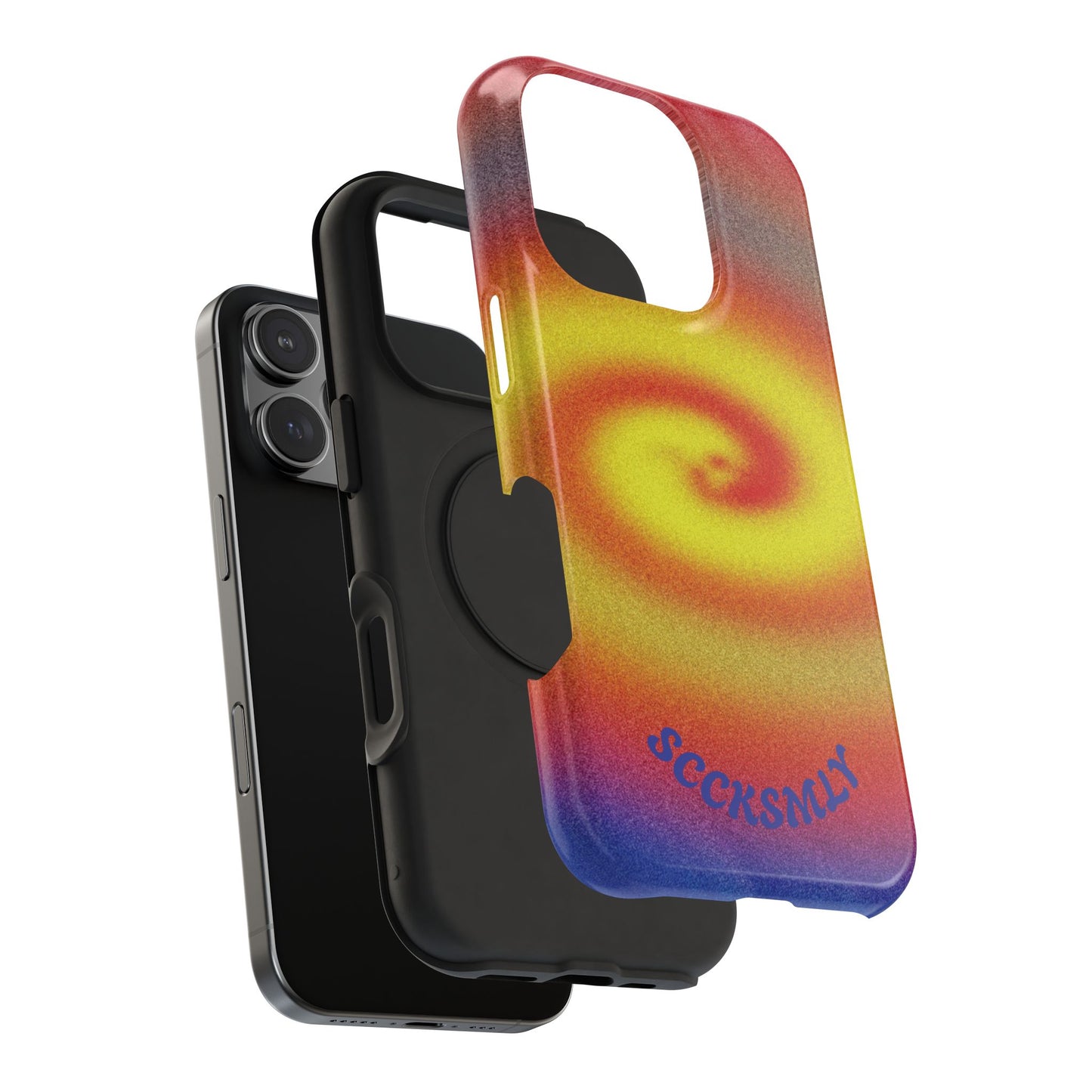 Toxic Spiral Tough Phone Case for Apple