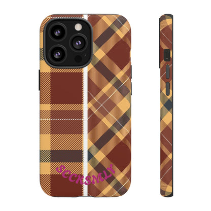 Autumn Plaid Phone Case for Apple