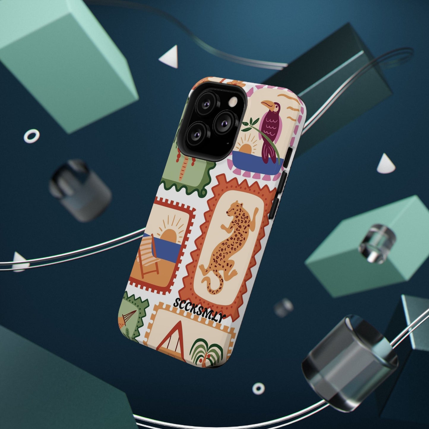 Tropical Print Phone Case for Apple