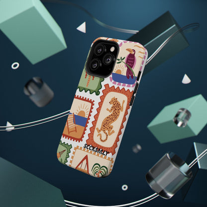 Tropical Print Phone Case for Apple