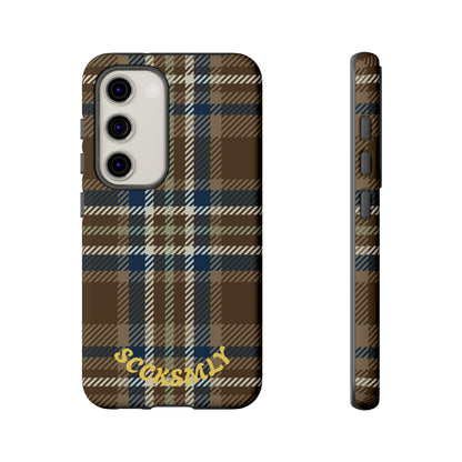 Earth and Sky Plaid Phone Case for Samsung