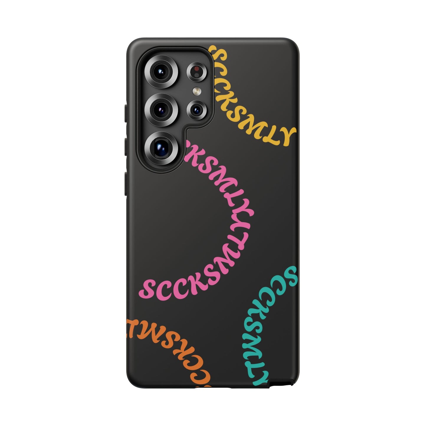 Y2K Wavy Script Tough Case for Samsung