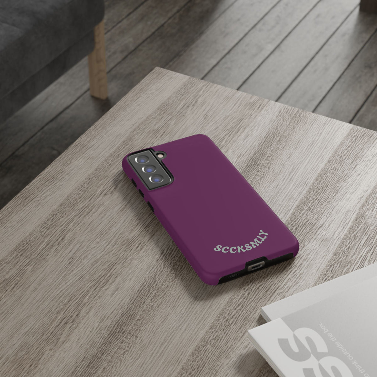 SOLID Amethyst Matte Tough Phone Case for Samsung