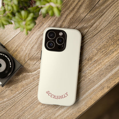 Sweet Oat Milk Tough Phone Case for Apple
