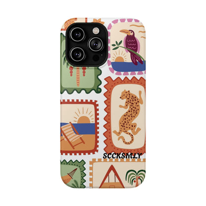 Tropical Print Phone Case for Apple