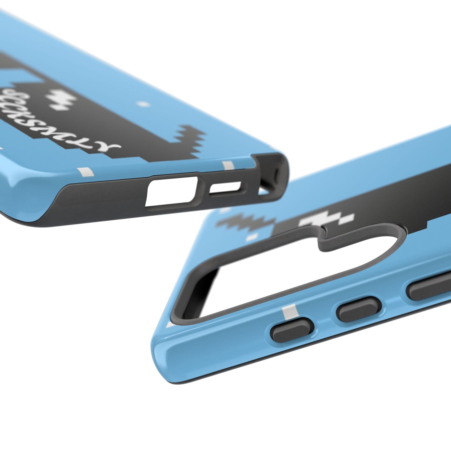 Pixel Glass Tough Phone Case for Samsung